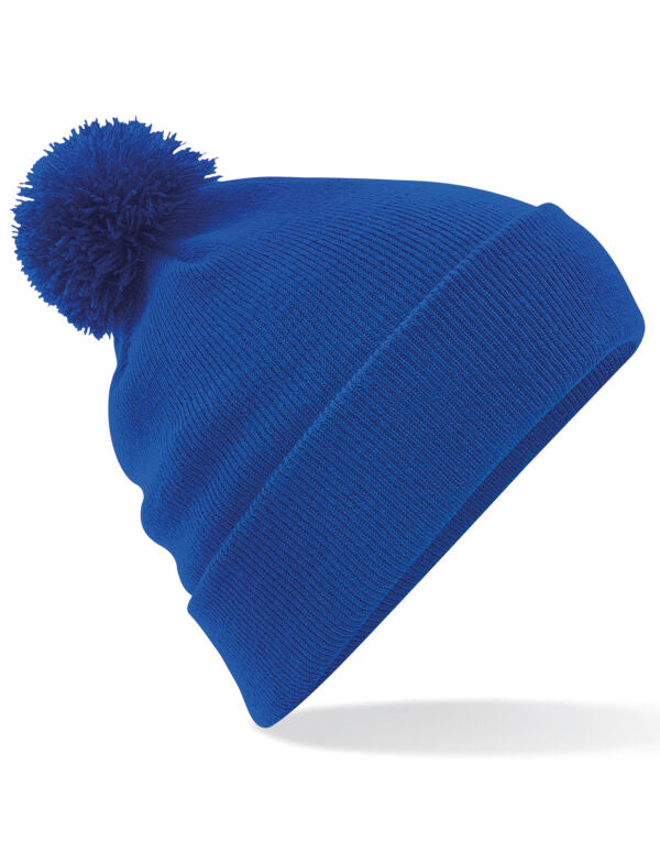 Beechfield Original Pom Pom Beanie | Unisex | Soft Touch | Cuffed | 12 Colours | One Size - Hat - Logo Free Clothing