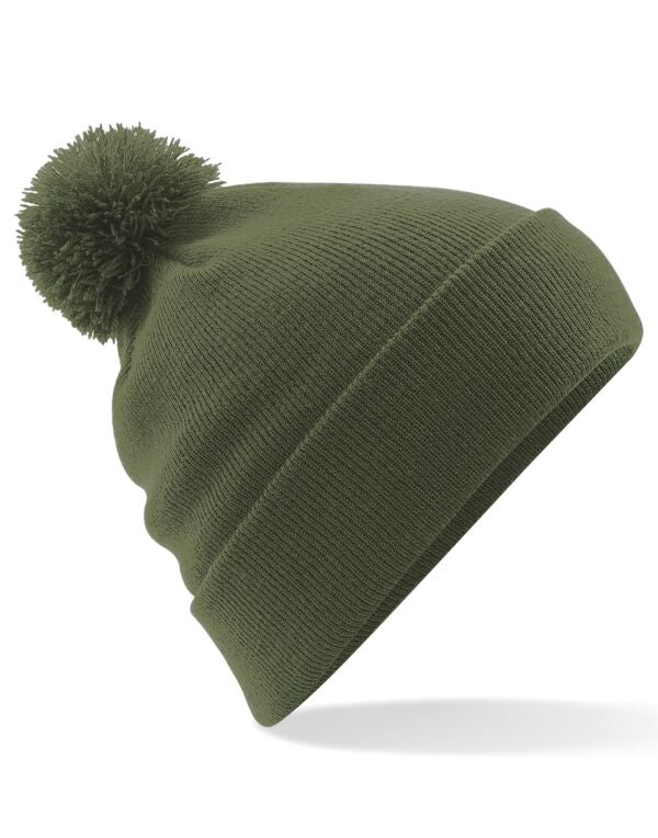 Beechfield Original Pom Pom Beanie | Unisex | Soft Touch | Cuffed | 12 Colours | One Size - Hat - Logo Free Clothing