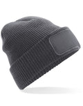 Beechfield Thinsulate™ Patch Beanie | Unisex | Thermal | Cuffed | 5 Colours | One Size - Hat - Logo Free Clothing