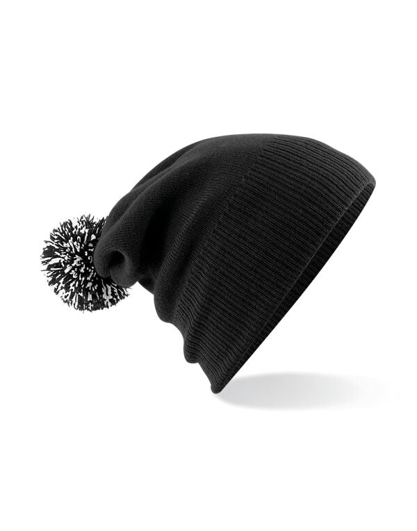 Beechfield Snowstar® Beanie | Unisex | Two-Tone Pom-Pom | 25 Colours | One Size - Hat - Logo Free Clothing