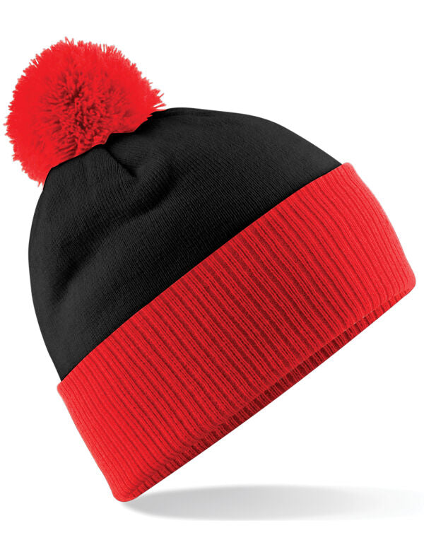 Beechfield Snowstar® Two-Tone Beanie | Unisex | Contrast Colours | 5 Colours | One Size - Hat - Logo Free Clothing