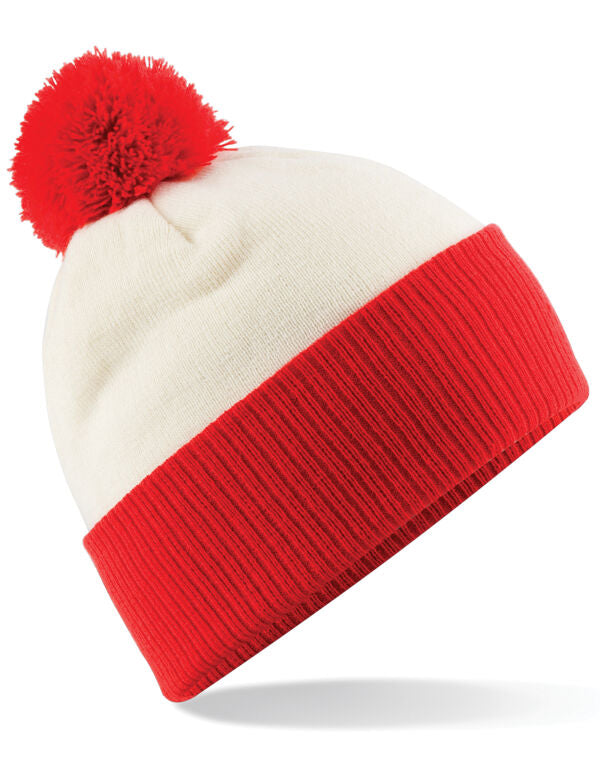 Beechfield Snowstar® Two-Tone Beanie | Unisex | Contrast Colours | 5 Colours | One Size - Hat - Logo Free Clothing