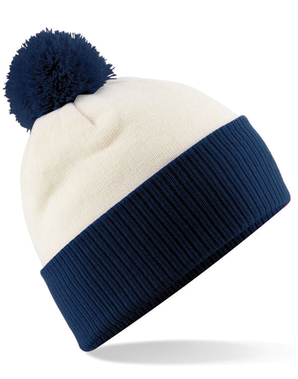 Beechfield Snowstar® Two-Tone Beanie | Unisex | Contrast Colours | 5 Colours | One Size - Hat - Logo Free Clothing