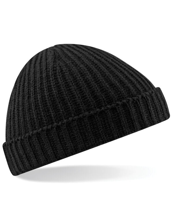 Beechfield Trawler Beanie | Unisex | Shallow Crown | Cuffed | 10 Colours | One Size - Hat - Logo Free Clothing