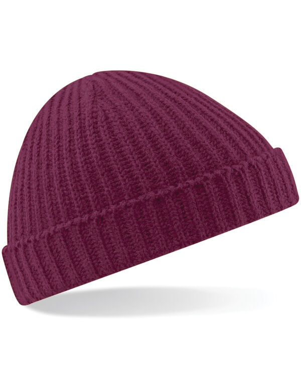 Beechfield Trawler Beanie | Unisex | Shallow Crown | Cuffed | 10 Colours | One Size - Hat - Logo Free Clothing