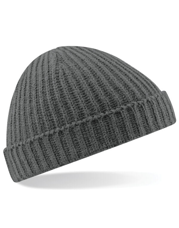 Beechfield Trawler Beanie | Unisex | Shallow Crown | Cuffed | 10 Colours | One Size - Hat - Logo Free Clothing
