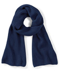 Beechfield Metro Knitted Scarf | Unisex | Ribbed | Soft Touch | 3 Colours | One Size - Scarf - Logo Free Clothing