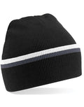 Beechfield Teamwear Beanie | Unisex | Cuffed | Warm | Stripe | 6 Colours | One Size - Hat - Logo Free Clothing