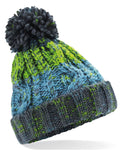 Beechfield Junior Corkscrew Beanie | Heavyweight | Pom-Pom | 4 Colours | Kids Unisex Size - Hat - Logo Free Clothing