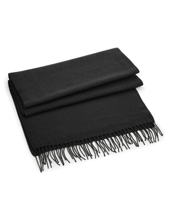 Beechfield Classic Woven Scarf | Unisex | Luxury Yarn | Oversized | 8 Colours | One Size - Scarf - Logo Free Clothing