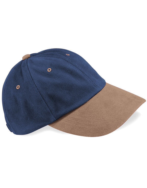 Beechfield Low Profile Heavy Brushed Cotton Drill Cap | Unisex | 6 Colours | One Size - Hat - Logo Free Clothing