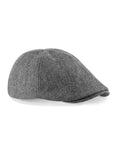 Beechfield Ivy Cap | Unisex | Fully Lined | Buckle Adjust | Grey or Light Grey | One Size - Hat - Logo Free Clothing