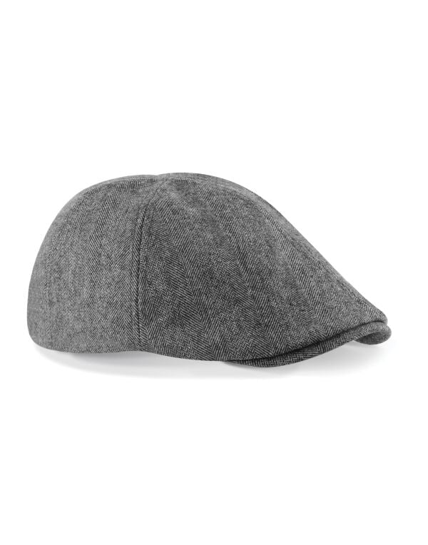 Beechfield Ivy Cap | Unisex | Fully Lined | Buckle Adjust | Grey or Light Grey | One Size - Hat - Logo Free Clothing