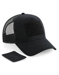 Beechfield Patch Snapback Trucker Cap | Unisex | 5 Panel | 5 Colours | One Size - Hat - Logo Free Clothing