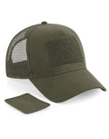 Beechfield Patch Snapback Trucker Cap | Unisex | 5 Panel | 5 Colours | One Size - Hat - Logo Free Clothing