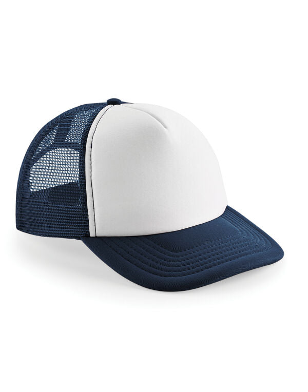 Beechfield Vintage Snapback Trucker Cap | Unisex | Two Tone | 9 Colours | One Size - Hat - Logo Free Clothing