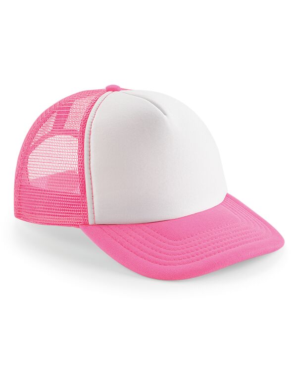 Beechfield Vintage Snapback Trucker Cap | Unisex | Two Tone | 9 Colours | One Size - Hat - Logo Free Clothing