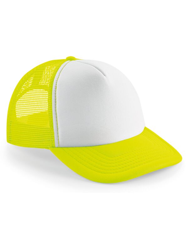 Beechfield Vintage Snapback Trucker Cap | Unisex | Two Tone | 9 Colours | One Size - Hat - Logo Free Clothing