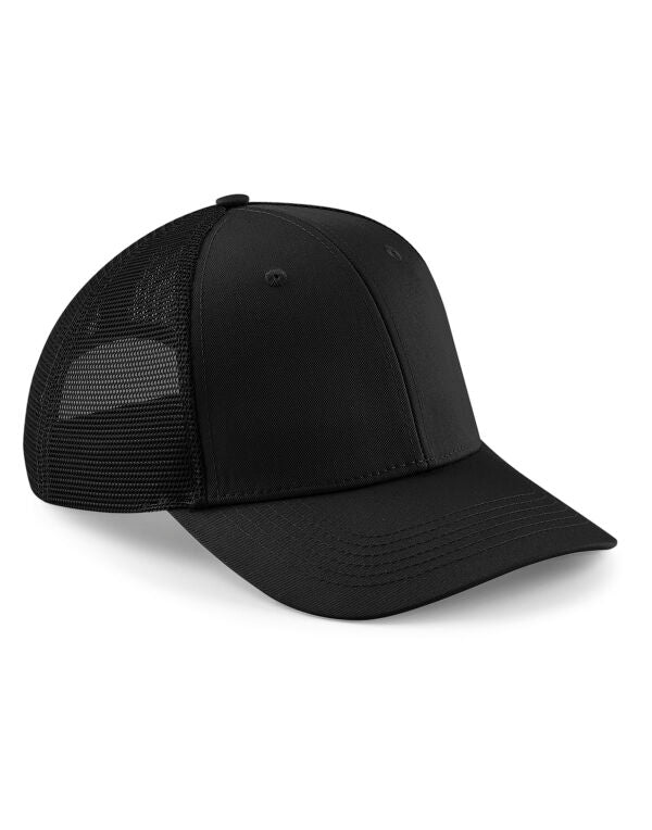 Beechfield Urbanwear Trucker Cap | Unisex | 6 Panel | Curved Peak | 10 Colours | One Size - Hat - Logo Free Clothing