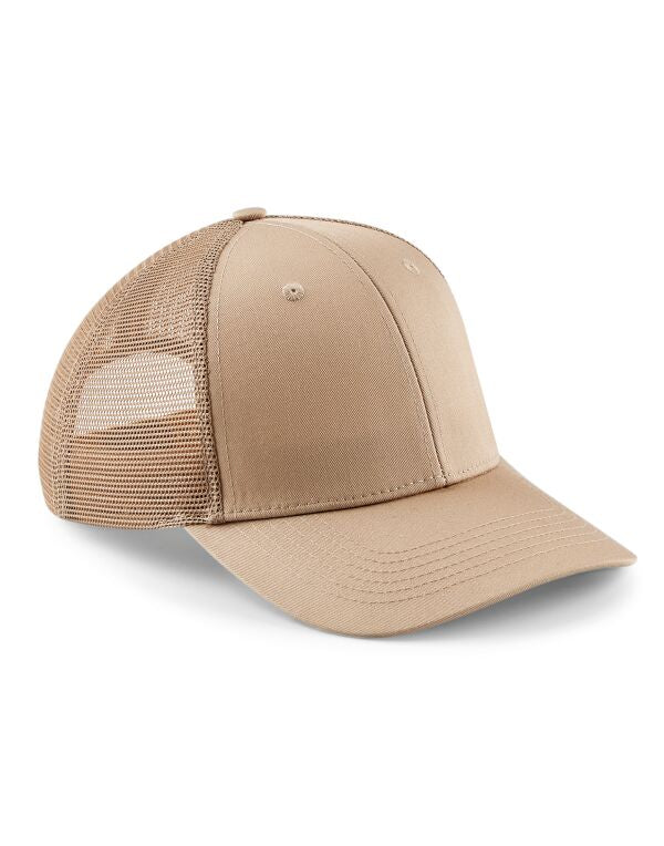 Beechfield Urbanwear Trucker Cap | Unisex | 6 Panel | Curved Peak | 10 Colours | One Size - Hat - Logo Free Clothing