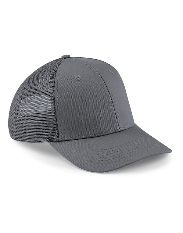 Beechfield Urbanwear Trucker Cap | Unisex | 6 Panel | Curved Peak | 10 Colours | One Size - Hat - Logo Free Clothing