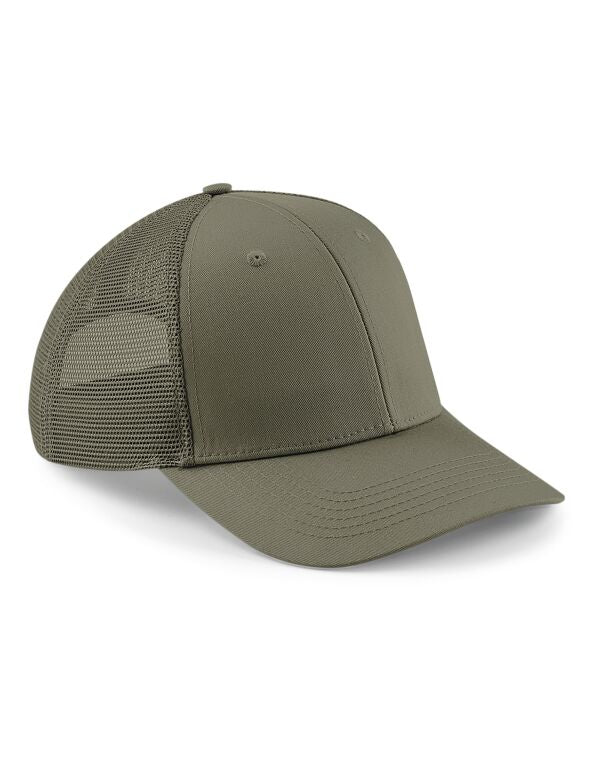 Beechfield Urbanwear Trucker Cap | Unisex | 6 Panel | Curved Peak | 10 Colours | One Size - Hat - Logo Free Clothing