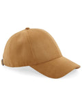 Beechfield Faux Suede 6 Panel Cap | Unisex | Buckle Adjust | 4 Colours | One Size - Hat - Logo Free Clothing