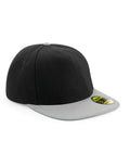 Beechfield Original Flat Peak Snapback Cap | Unisex | 5 Panel | 9 Colours | One Size - Hat - Logo Free Clothing