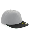 Beechfield Original Flat Peak Snapback Cap | Unisex | 5 Panel | 9 Colours | One Size - Hat - Logo Free Clothing