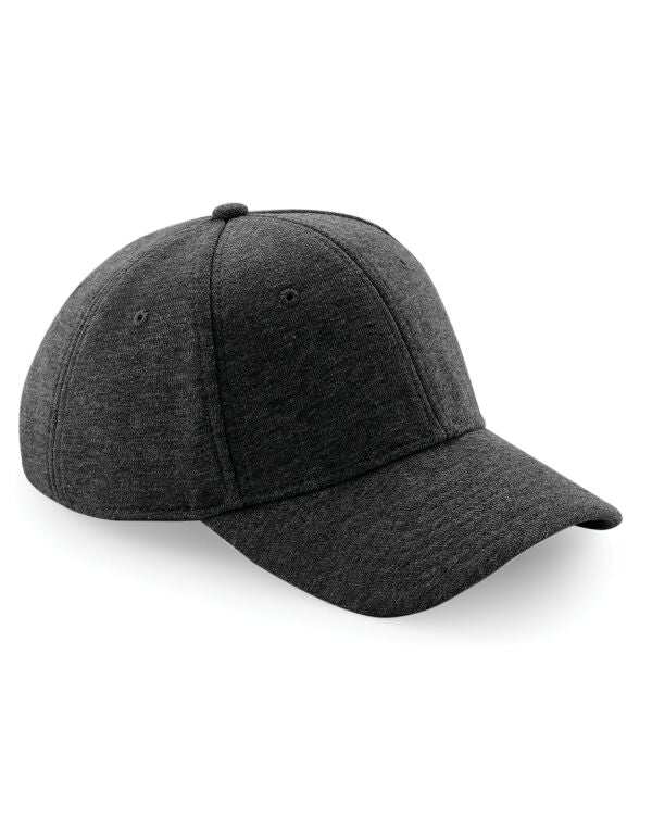 Beechfield Jersey Athleisure Baseball Cap | Unisex | 6 Panel | Buckle | 4 Colours | One Size - Hat - Logo Free Clothing