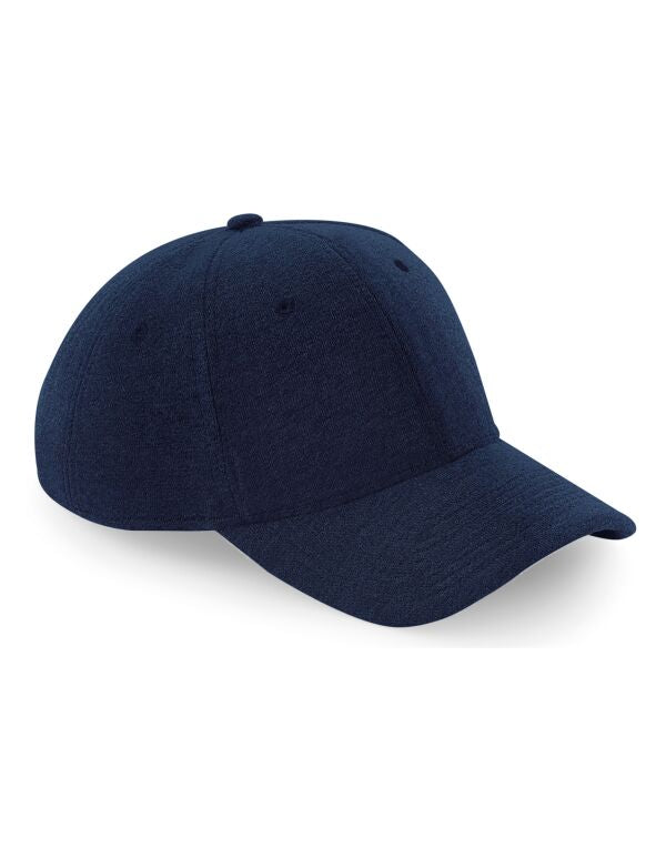 Beechfield Jersey Athleisure Baseball Cap | Unisex | 6 Panel | Buckle | 4 Colours | One Size - Hat - Logo Free Clothing