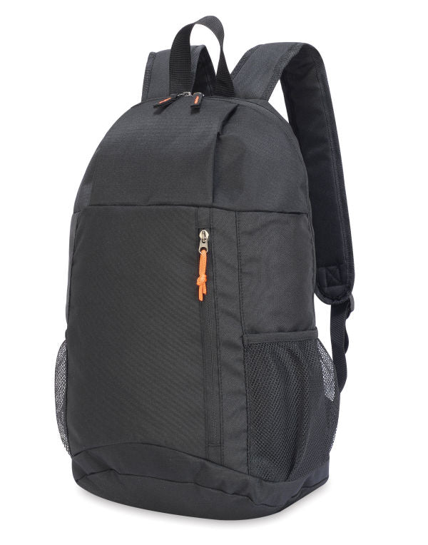 Shugon York Backpack | 24 Litre Rucksack | Padded Straps | Mesh Pockets | Black | One Size
