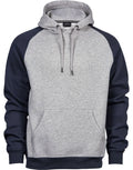 Tee Jays Mens Two-Tone Hooded Sweatshirt | Hoodie Top | Cotton Blend | 2 Colours | S-3XL - Hoodie - Logo Free Clothing