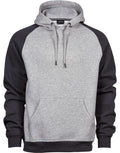 Tee Jays Mens Two-Tone Hooded Sweatshirt | Hoodie Top | Cotton Blend | 2 Colours | S-3XL - Hoodie - Logo Free Clothing