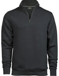 Tee Jays Unisex Half Zip Sweatshirt | Soft Brushed Pullover | Pockets | 3 Colours | S-3XL - Sweatshirt - Logo Free Clothing