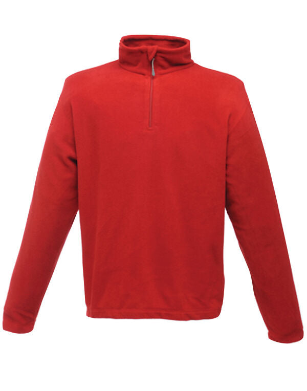 Regatta Zip Neck Microfleece | Mens Half Zip Fleece | Lightweight | 4 Colours | S-4XL - Fleece - Logo Free Clothing