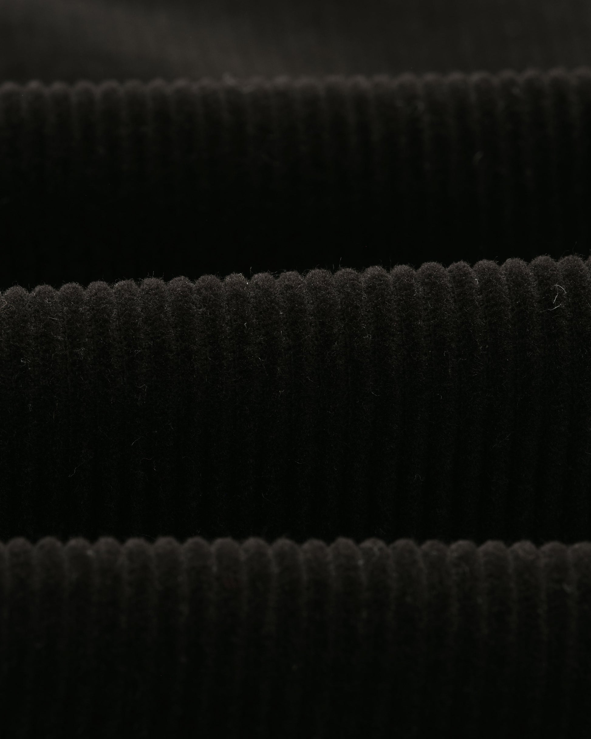 wax london men's Raleigh - Black Corduroy Pleated Trousers