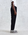 wax london men's Raleigh - Navy Corduroy Pleated Trousers