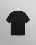 wax london men's Reid - Black Organic Cotton T-Shirt