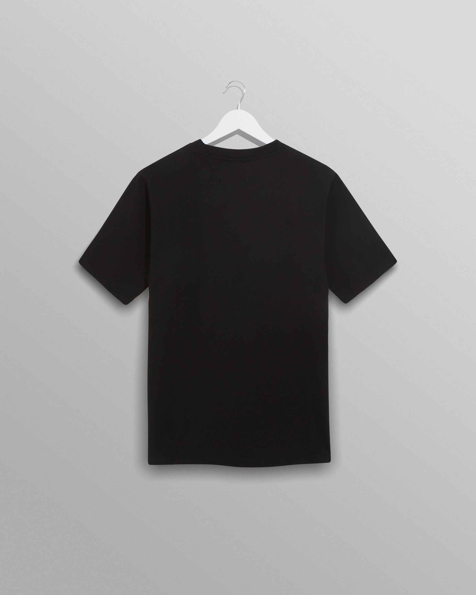 wax london men's Reid - Black Organic Cotton T-Shirt
