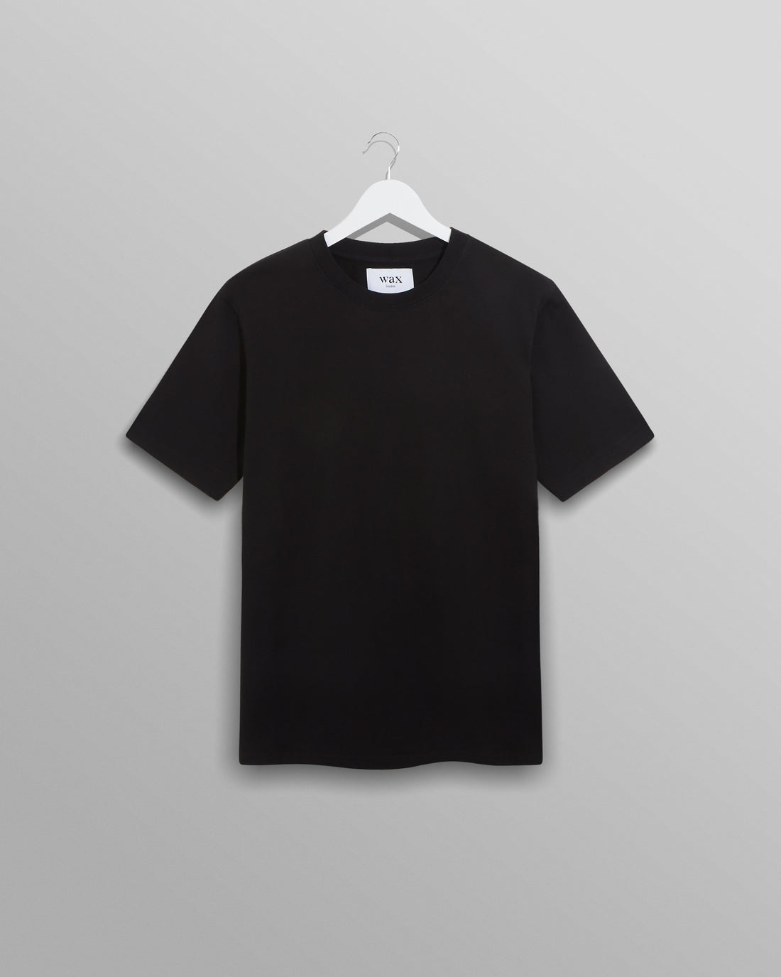wax london men's Reid - Black Organic Cotton T-Shirt