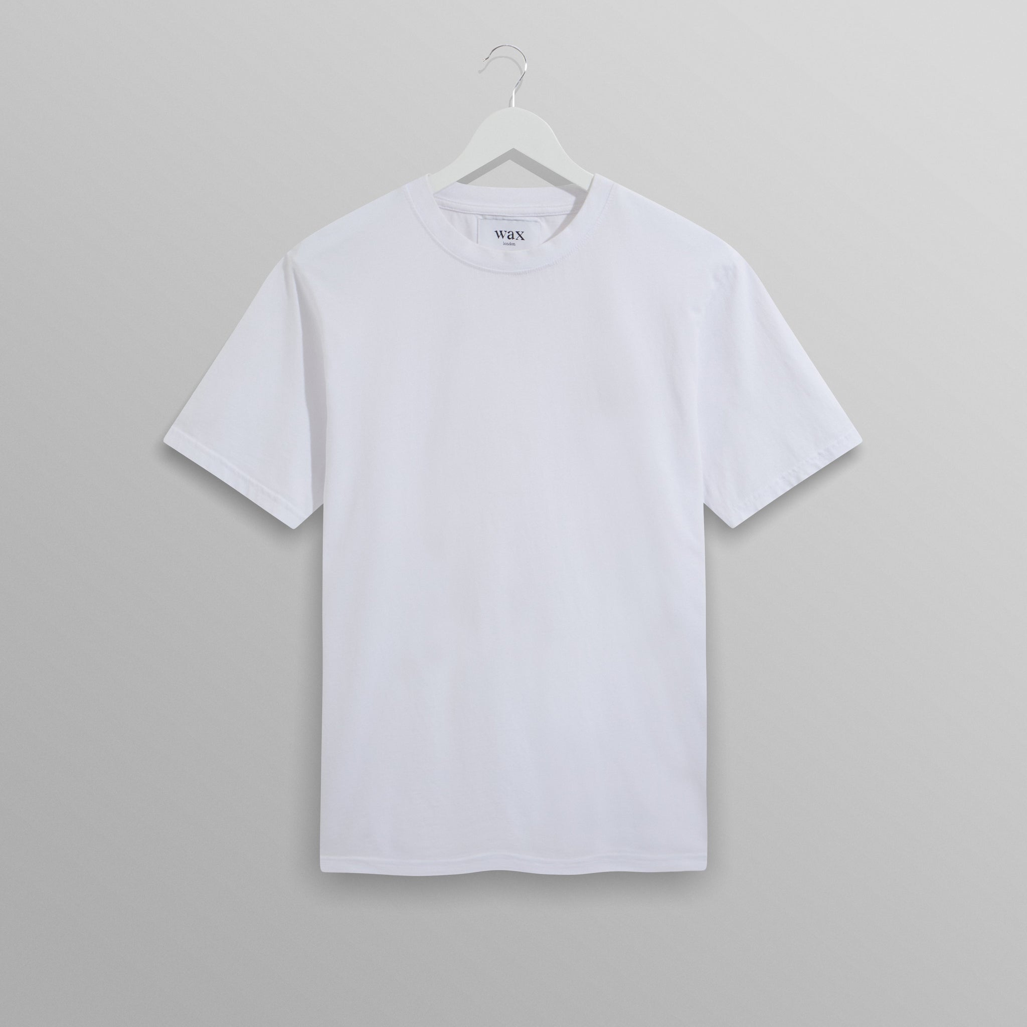 wax london men's Reid - White Organic Cotton T-Shirt