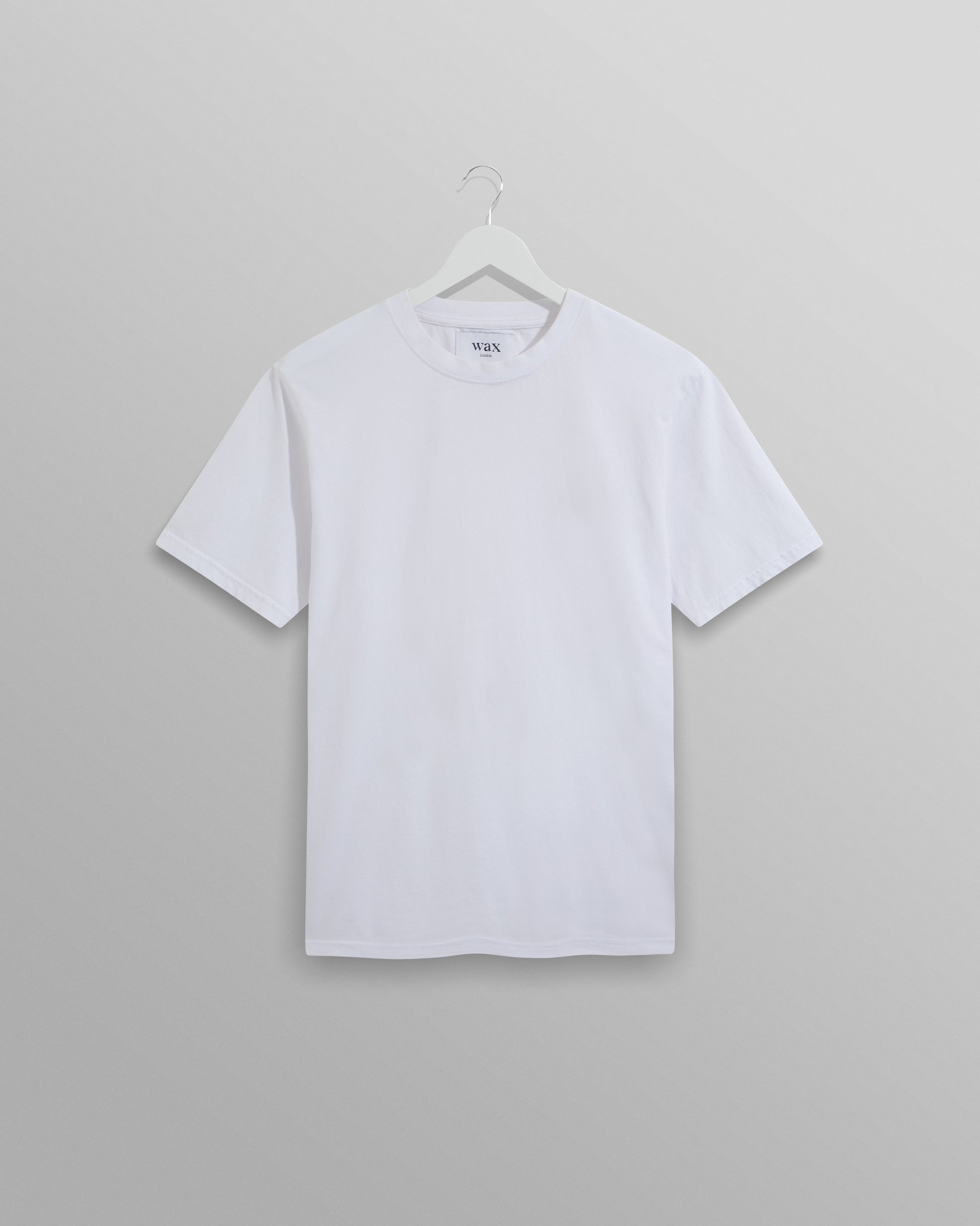 wax london men's Reid - White Organic Cotton T-Shirt
