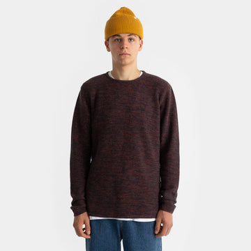 Navy Multi Colored Knit
