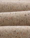 wax london men's Ridgeway - Natural Donegal Roll Neck Jumper