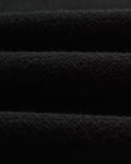 wax london men's Romer - Black Heavy Crinkle Cotton Overshirt