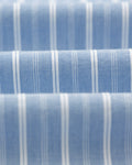 wax london men's Rove - Blue Striped Cotton-Poplin Shirt