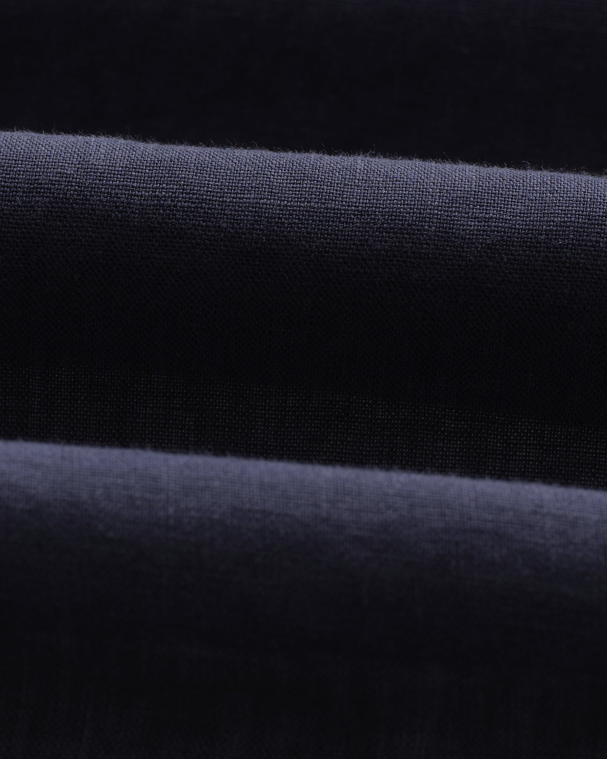 wax london men's Rove - Navy Linen Shirt