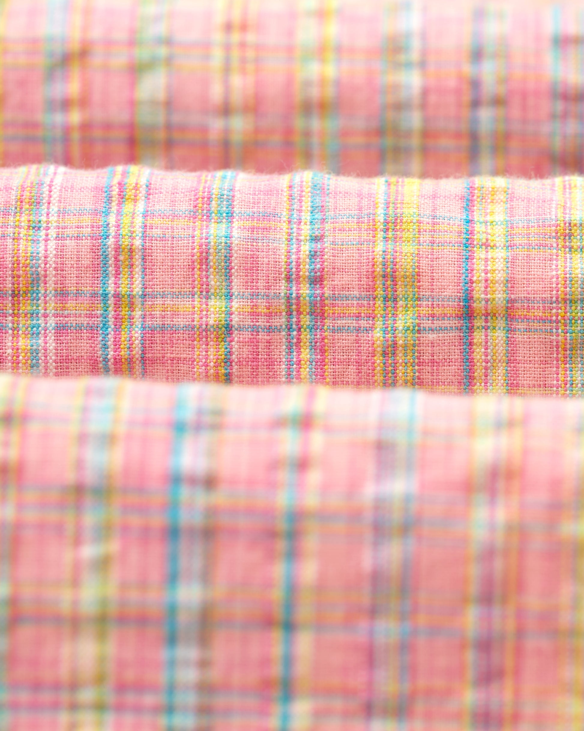 wax london men's Rove - Pink Check Organic Cotton Shirt