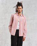 wax london men's Rove - Pink Check Organic Cotton Shirt